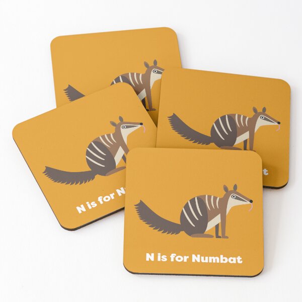 Item preview, N is for Numbat (The Animal Alphabet) designed and sold by Utter, Earth.