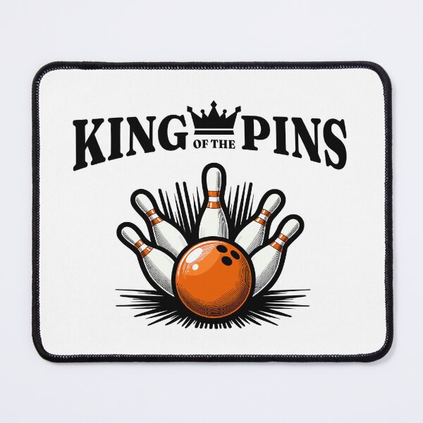 Item preview, King of the Pins – Bowling Sport Fun Statement designed and sold by Infinitee8hirts.