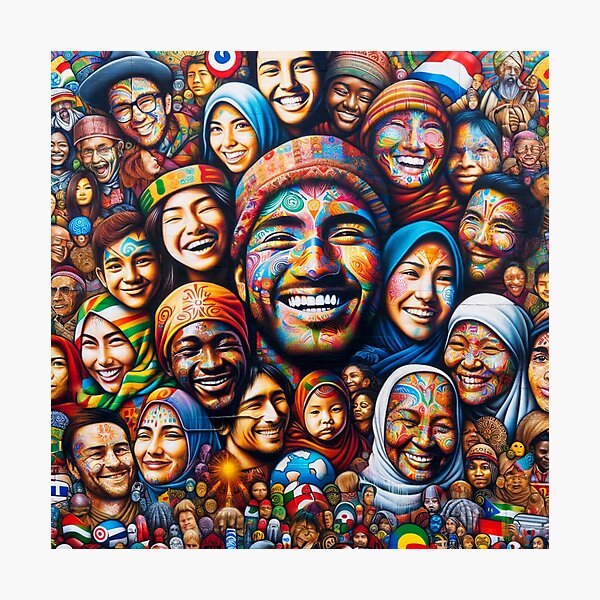 Item preview, Unity in Diversity designed and sold by BestArtByArvind.