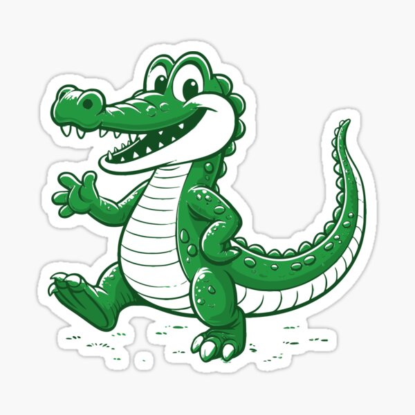 Artikel-Vorschau von Cartoon lustiger Alligator, designt und verkauft von Kr1tos.