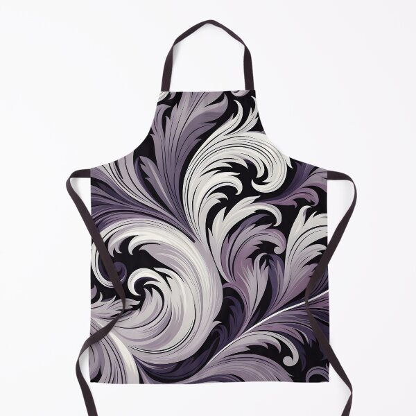 Item preview, Acai lilac and white abstract print designed and sold by dcrc.