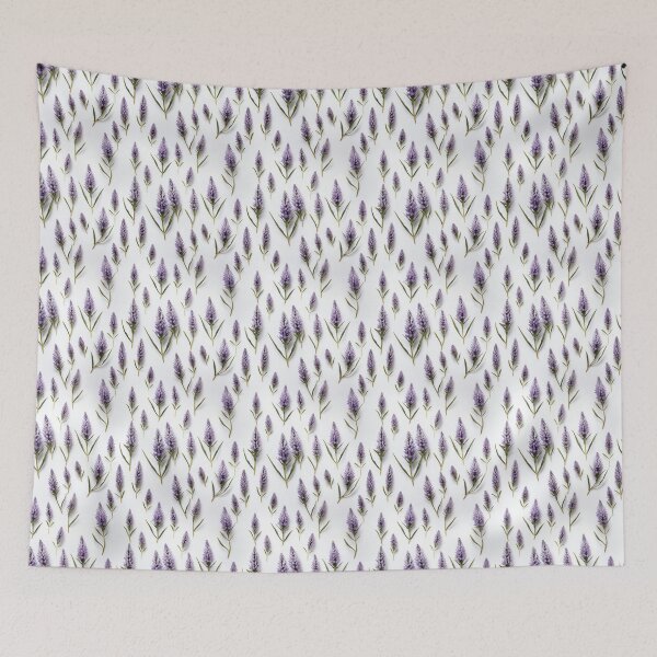 Item preview, Lavender Tile 16: Purple Haze on Fragrant Spikes and Fields of Violet Perfume designed and sold by TheBrainArt.