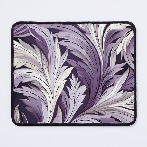 Item preview, Acai lilac and white abstract print designed and sold by dcrc.