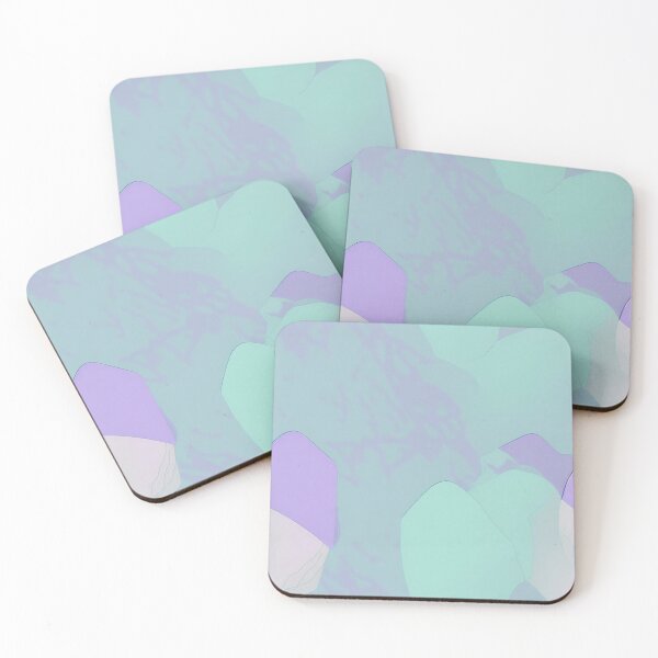 Item preview, Light Purple,Mint & Butter Color Rain designed and sold by TondoMeander.