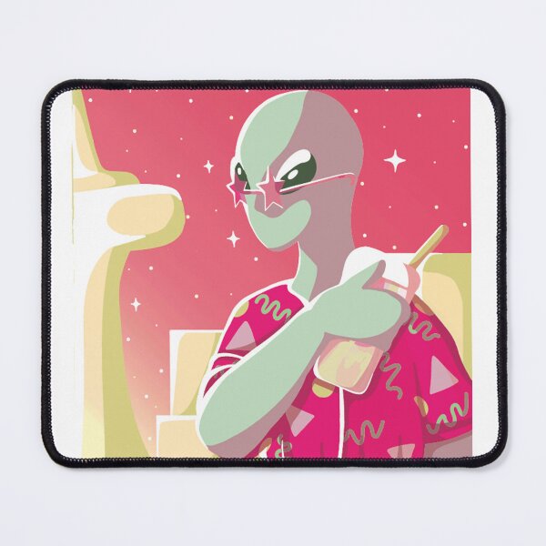 Item preview, Alien on Holiday 80s Vibes designed and sold by ArtbySzczep.