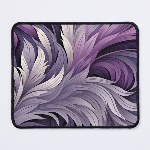 Item preview, acai lilac and white abstract print designed and sold by dcrc.