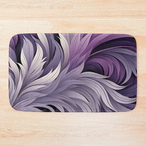Item preview, acai lilac and white abstract print designed and sold by dcrc.