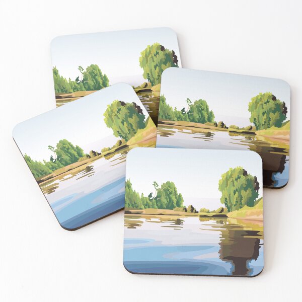 Item preview, A pond of water in the forest designed and sold by wizooo411.
