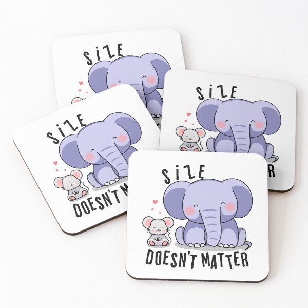 Item preview, Adorable elephant and mouse - Funny cute animal designed and sold by ThinGraff Design.