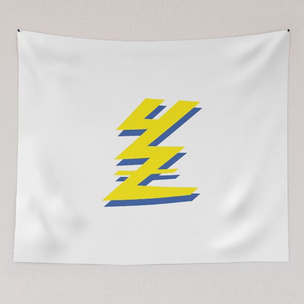 Item preview, YAMAHA YZ Vintage Logo yellow and blue designed and sold by YZKDesign.