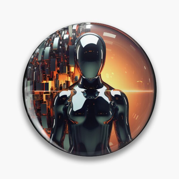 Item preview, Reflective Imaginarium: Surreal Chrome Abstract Sculpture designed and sold by iQuorra.