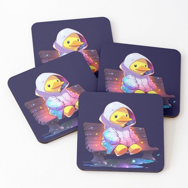 Item preview, Superhero Space Duck in Hood - Cute Bench Sticker for Maximum Fun! designed and sold by zax454.