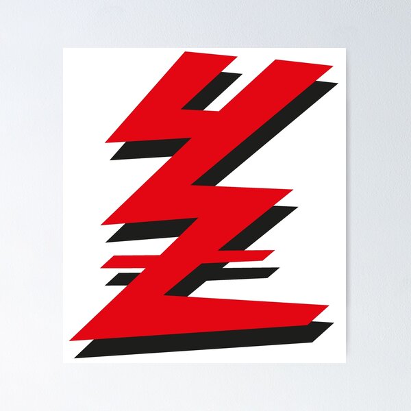 YAMAHA YZ Vintage Logo red and black