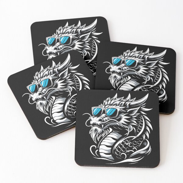 Item preview, Cool white dragon - Year of the Dragon 2024 designed and sold by SpecialtiesShop.