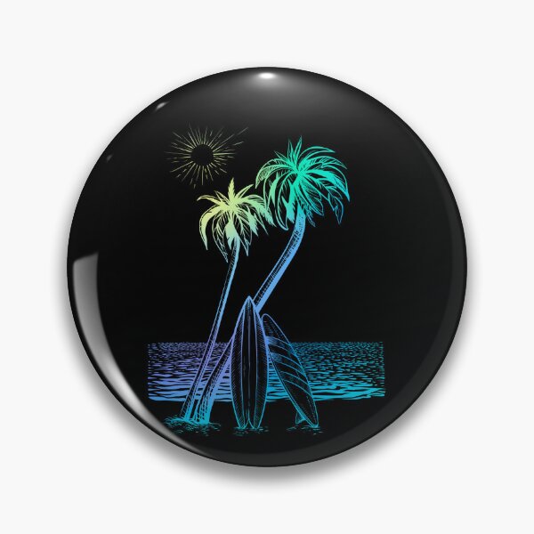 Item preview, Vibrant Palm Tree Sunset Silhouette! designed and sold by Sun Sand & Sea Art.