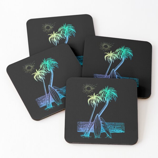 Item preview, Vibrant Palm Tree Sunset Silhouette! designed and sold by Sun Sand & Sea Art.