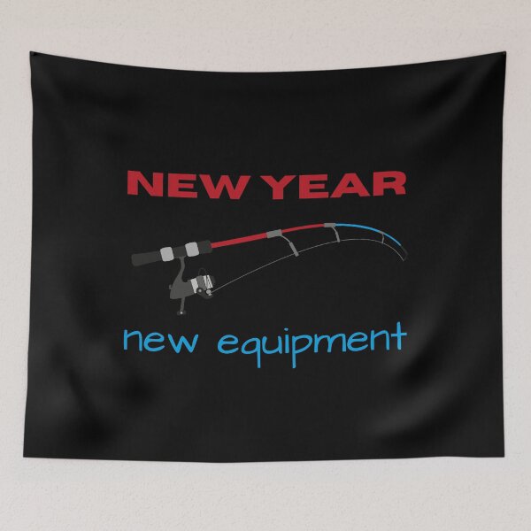 Item preview, New Year New Equipment Fishing Gifts designed and sold by light-artist.