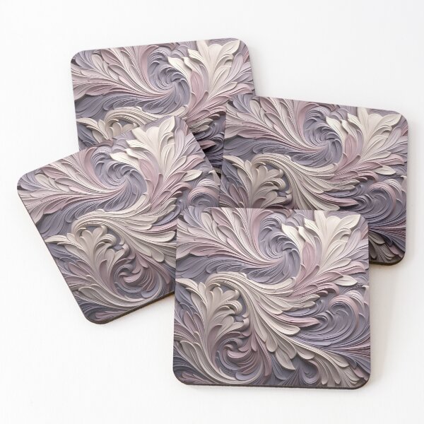 Item preview, Burnished lilac swirling abstract print designed and sold by dcrc.