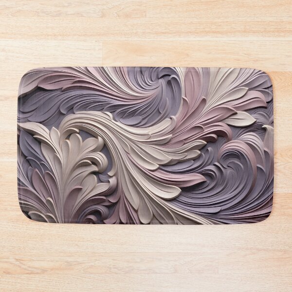 Item preview, Burnished lilac swirling abstract print designed and sold by dcrc.