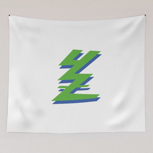 Item preview, YAMAHA YZ Vintage Logo green and blue designed and sold by YZKDesign.