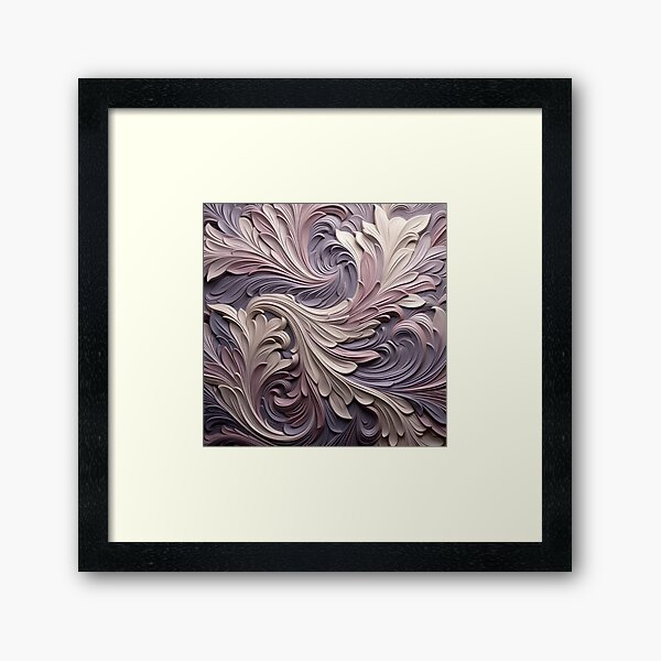 Item preview, Burnished lilac swirling abstract print designed and sold by dcrc.