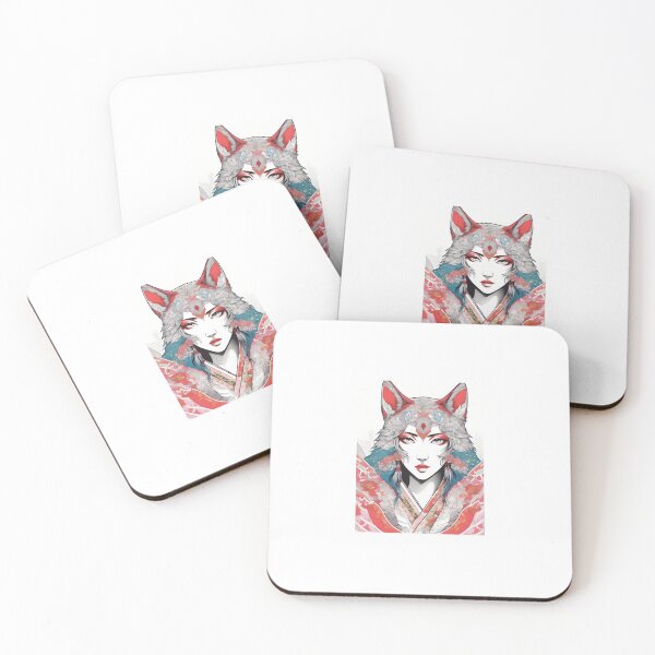 Item preview, Manga Portrait Of A Beautiful Wolf Woman designed and sold by JoyPhotoArt.