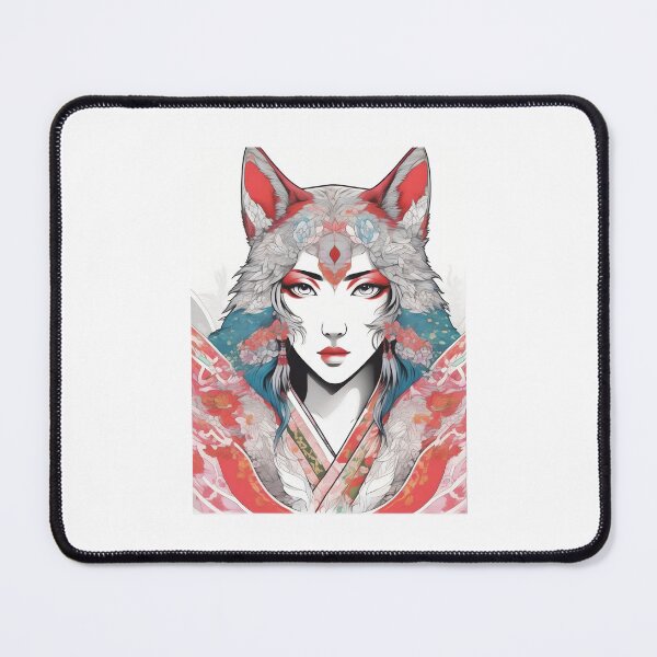 Item preview, Manga Portrait Of A Beautiful Wolf Woman designed and sold by JoyPhotoArt.