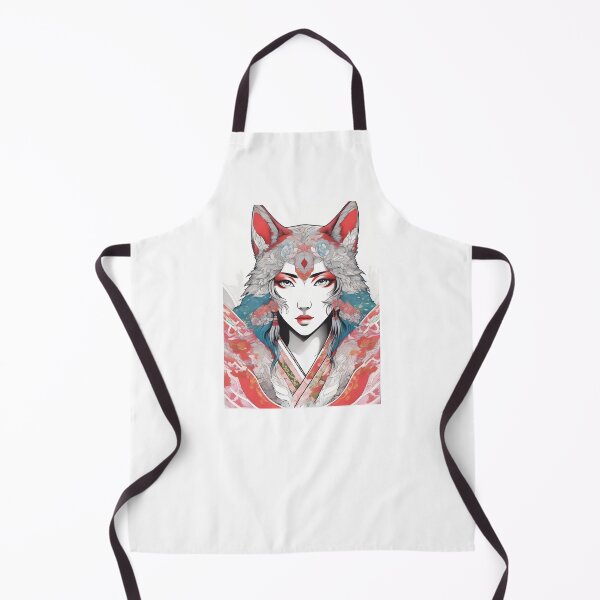 Item preview, Manga Portrait Of A Beautiful Wolf Woman designed and sold by JoyPhotoArt.