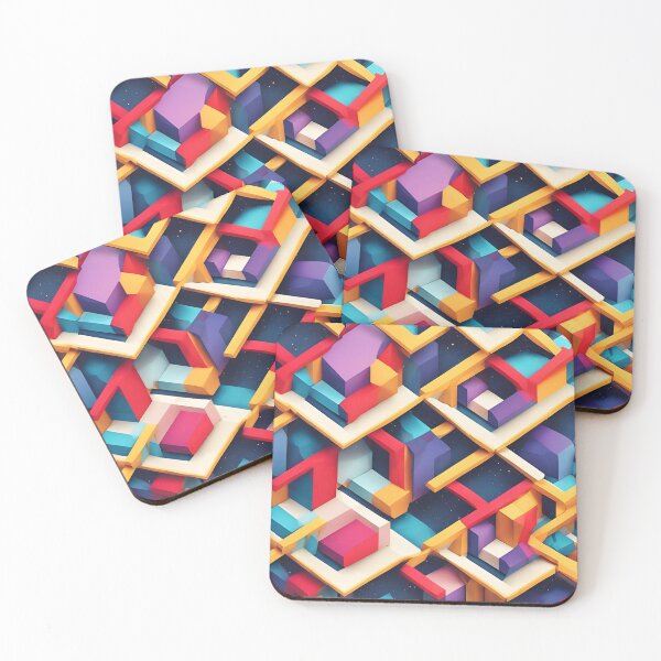 Item preview,  Marvelous Colorful Bauhaus Pattern  designed and sold by DigiDreamyArt.