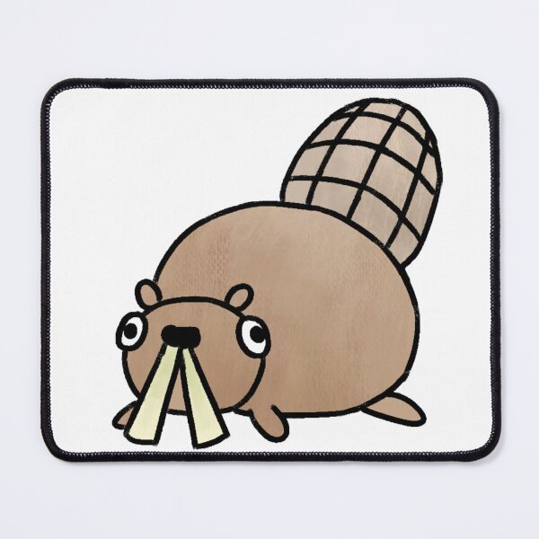 Item preview, Funny beaver drawing designed and sold by OrangesAndFun.