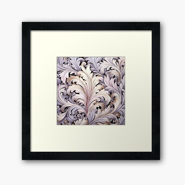Item preview, Burnished lilac swirling abstract print designed and sold by dcrc.