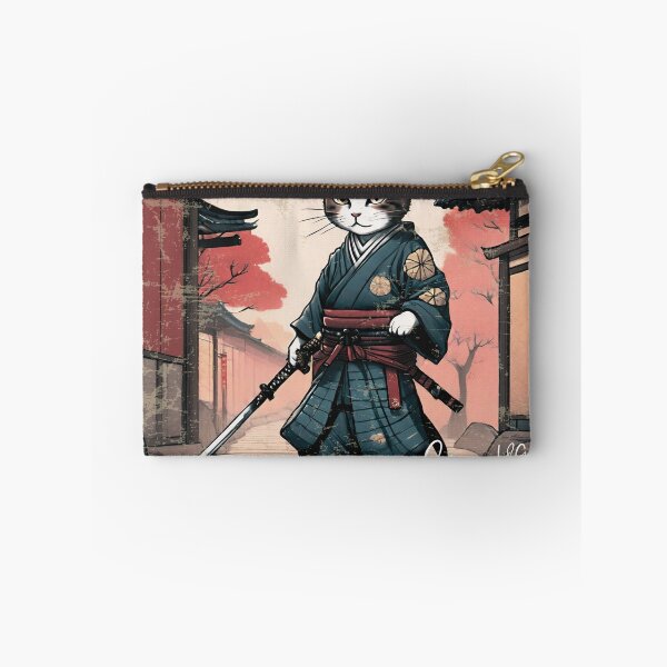 Item preview, Circa 1890 Samurai Cat Vintage The Founding of Kyoto designed and sold by CuriousMax.