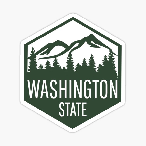 Washington State Badge Sticker