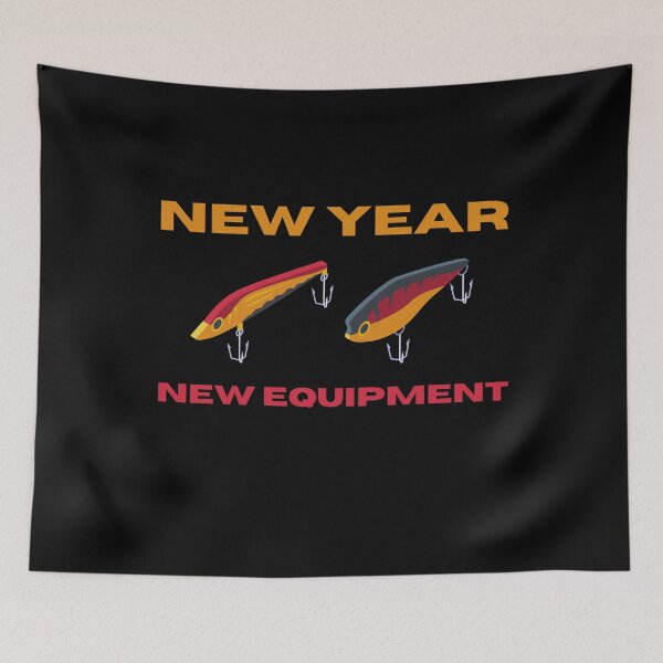Item preview, New Year New Equipment Fishing Gifts designed and sold by light-artist.
