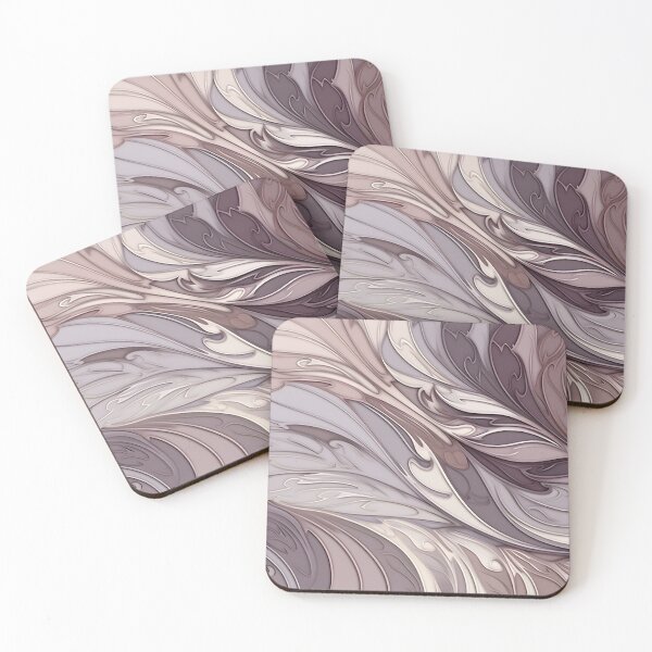 Item preview, burnished lilac swirling abstract print designed and sold by dcrc.