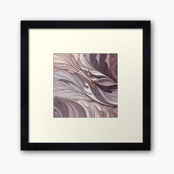 Item preview, burnished lilac swirling abstract print designed and sold by dcrc.