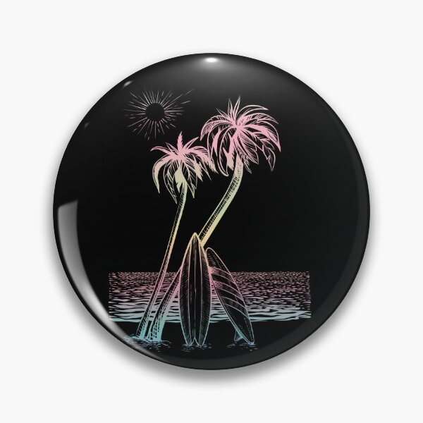 Item preview, Vibrant Palm Tree Sunset Silhouette! designed and sold by Sun Sand & Sea Art.