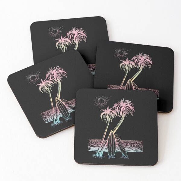 Item preview, Vibrant Palm Tree Sunset Silhouette! designed and sold by Sun Sand & Sea Art.