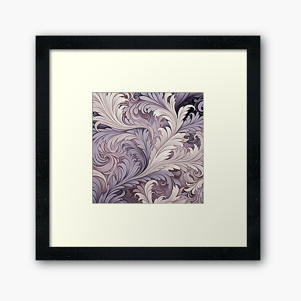 Item preview, burnished lilac swirling abstract print designed and sold by dcrc.