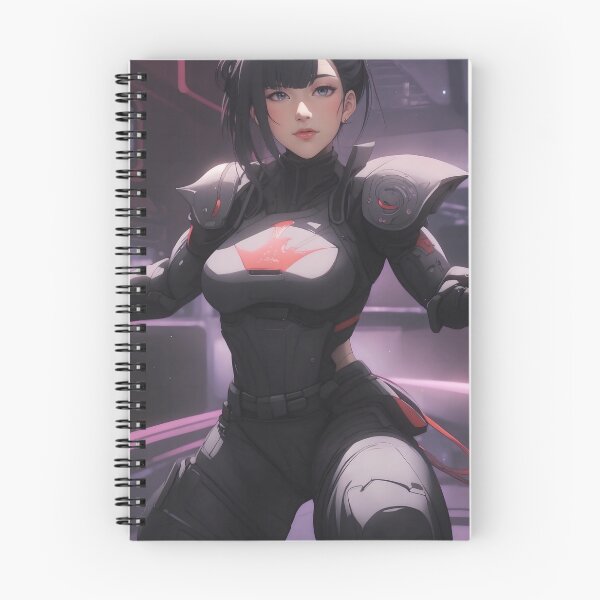 Item preview, Futuristic Guardian: Cybernetic Elegance Unveiled designed and sold by ArtComixHaven.