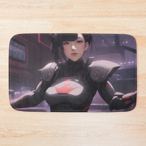 Item preview, Futuristic Guardian: Cybernetic Elegance Unveiled designed and sold by ArtComixHaven.