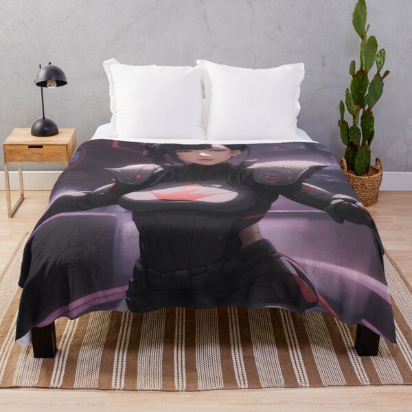 Item preview, Futuristic Guardian: Cybernetic Elegance Unveiled designed and sold by ArtComixHaven.