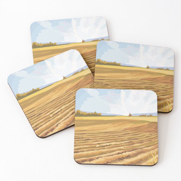Item preview, Field with sky Art Prints designed and sold by wizooo411.