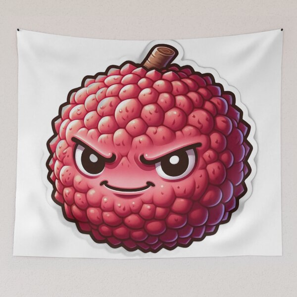 Item preview, Cheeky Lychee: Tropical Smirk designed and sold by templeofatro.