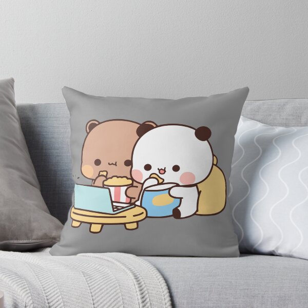 Item preview, DuDu Bear and BuBu Panda watching movie together❤️ designed and sold by Pandety.