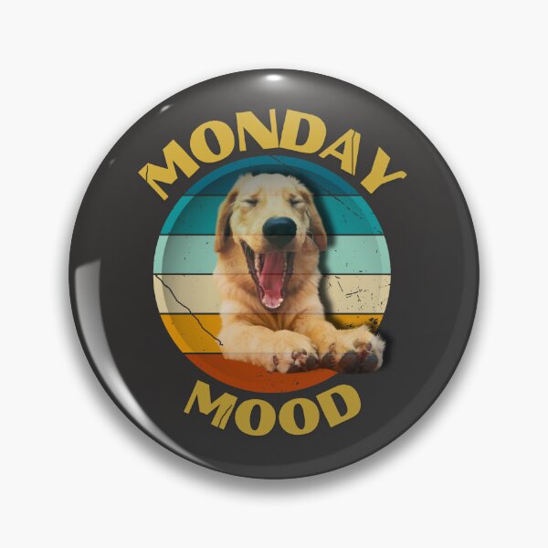 Item preview, Golden Retriever yawning, Monday mood designed and sold by raymishop.
