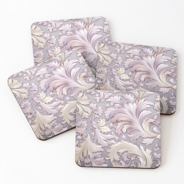 Item preview, burnished lilac swirling abstract print designed and sold by dcrc.