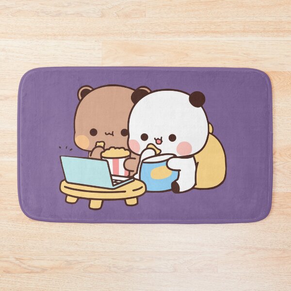 Item preview, DuDu Bear and BuBu Panda watching movie together❤️ designed and sold by Pandety.