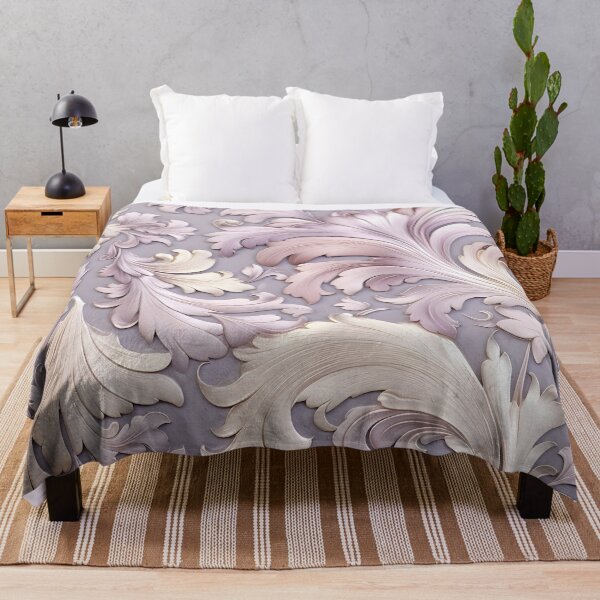 Item preview, burnished lilac swirling abstract print designed and sold by dcrc.