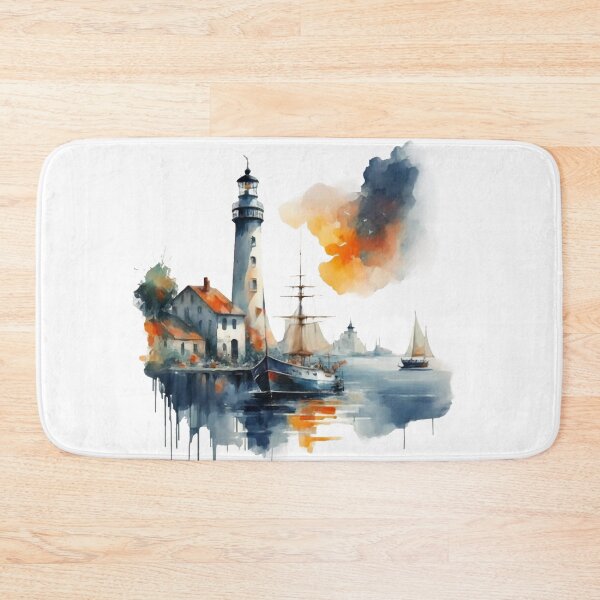Item preview, Beautiful port painting designed and sold by LukArtThis.